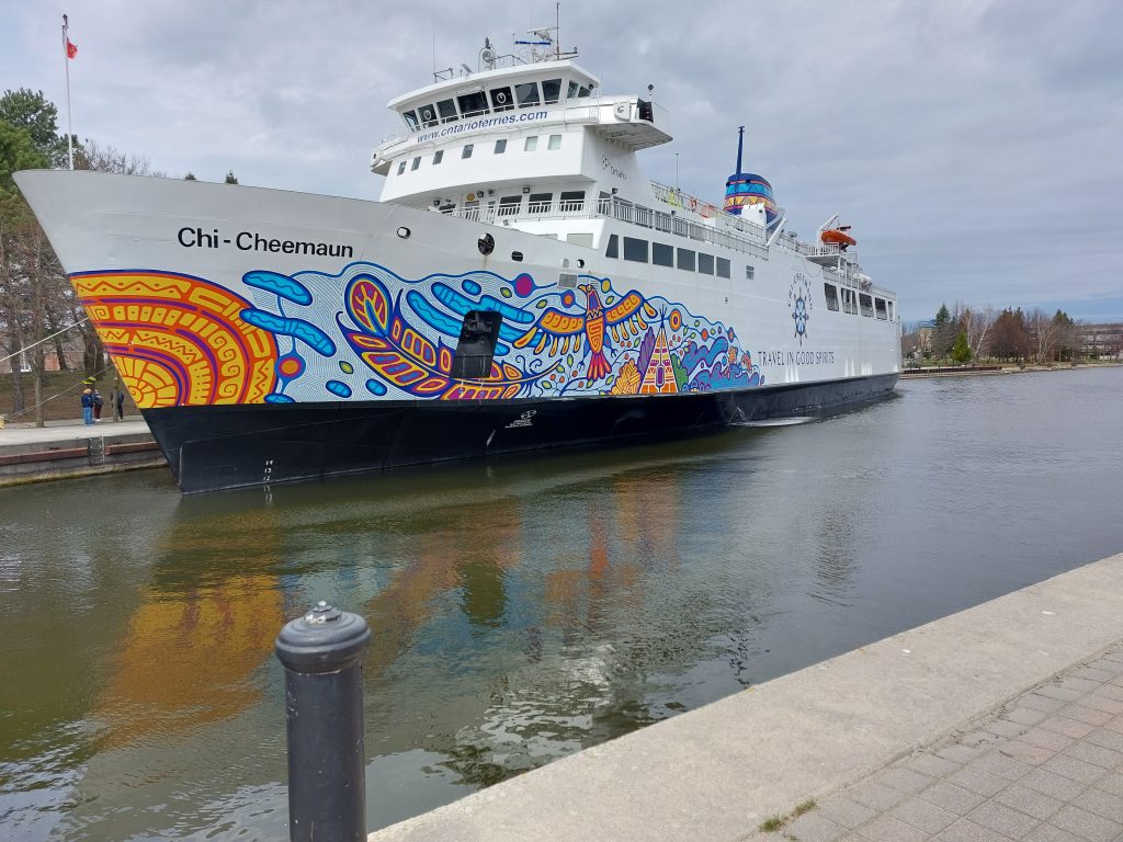 Come ride the freshly painted Chi Cheemaun to Stewart Maclean's favorite island & the home of th
