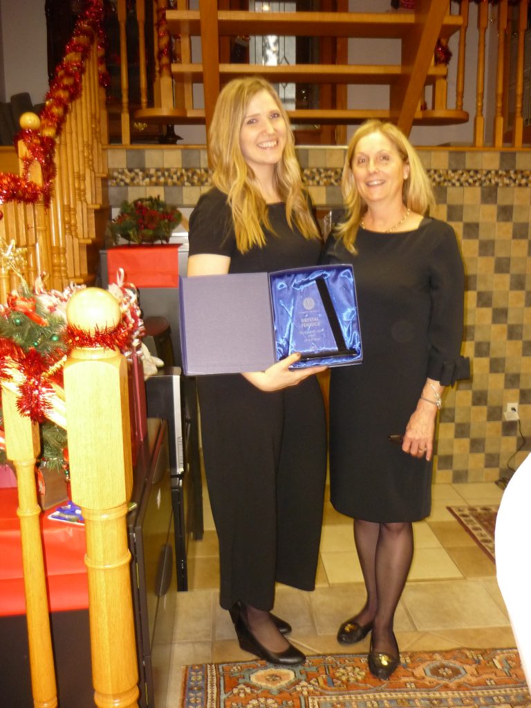 Krystal - Most Dedicated Member of Staff, 2018