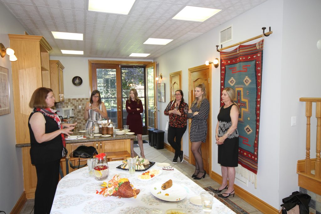 Lovely office visit from Michele Fisher, Liberal MP Candidate for Dufferin/Caledon