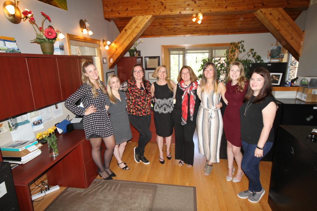 Lovely office visit from Michele Fisher, Liberal MP Candidate for Dufferin/Caledon